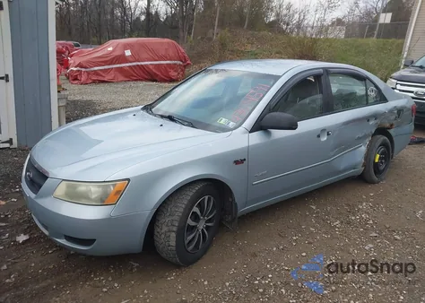 2007 Hyundai Sonata Gls z USA, uszkodzony, nr VIN 5NPET46C27H269717